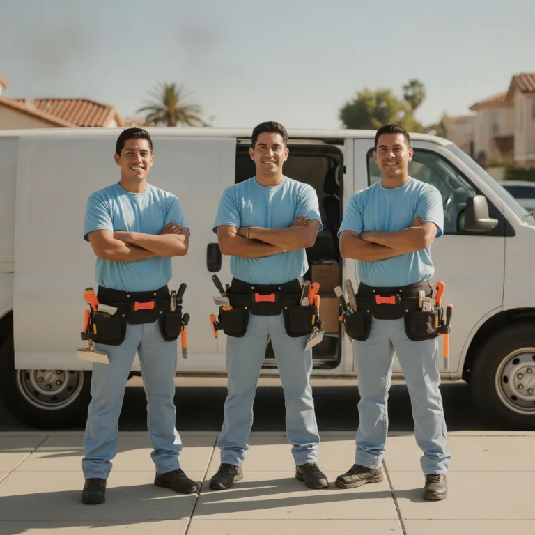 Ladrilhador equipe em Araguari